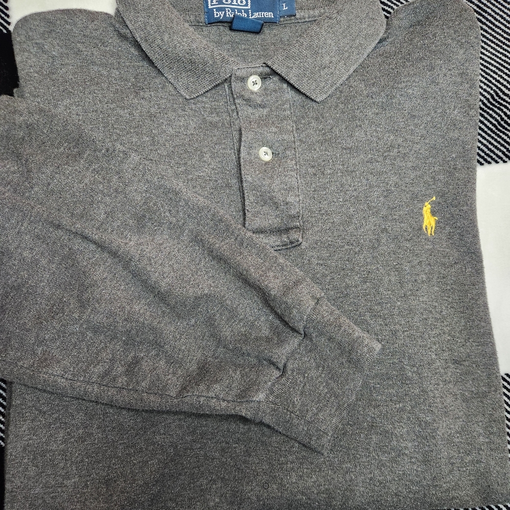 Polo Ralph Lauren Gray Long Sleeve Shirt